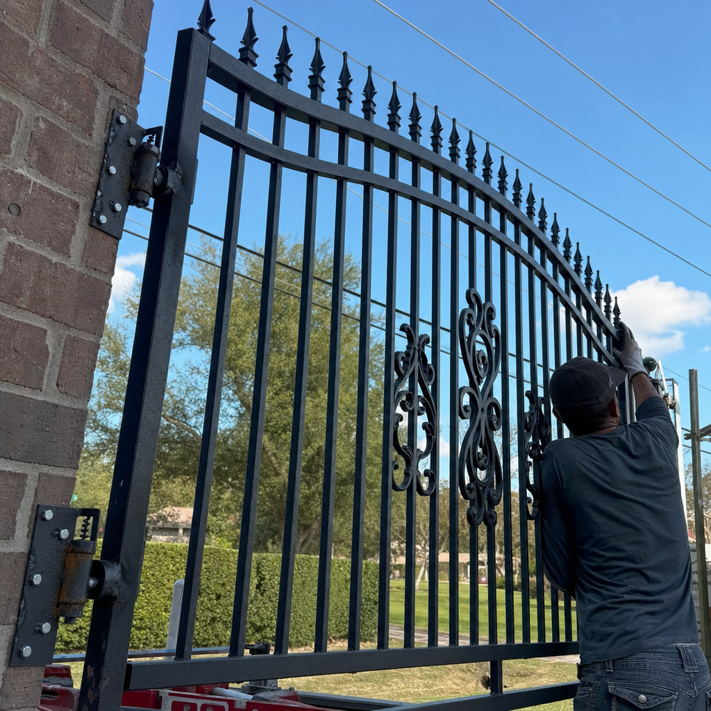 Pedestrian Gate Installation